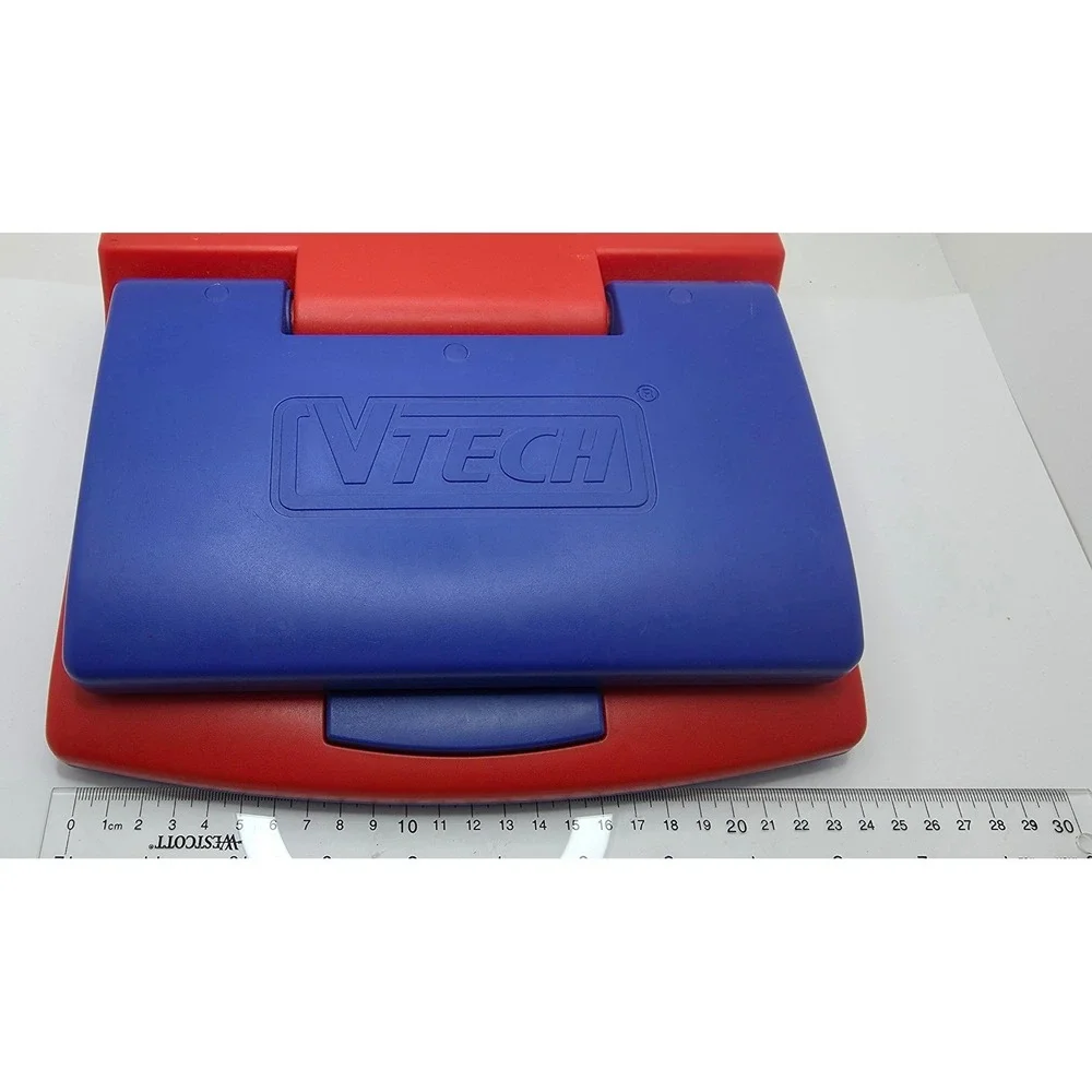 VTech Talking Whiz-Kid Plus Educational Laptop Toy Red Blue 32-0682-426 Vintage